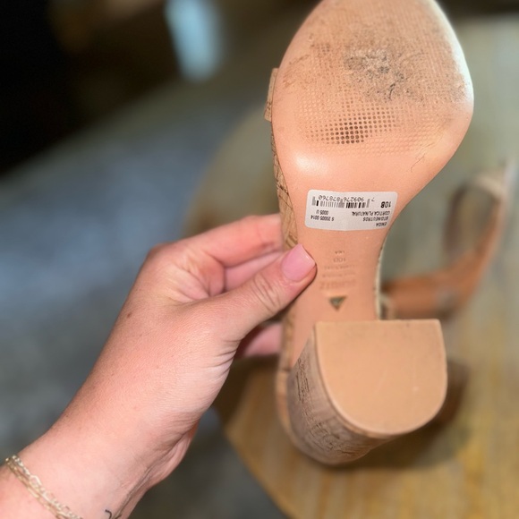schutz enida cork sandals size 10 - Picture 8 of 8